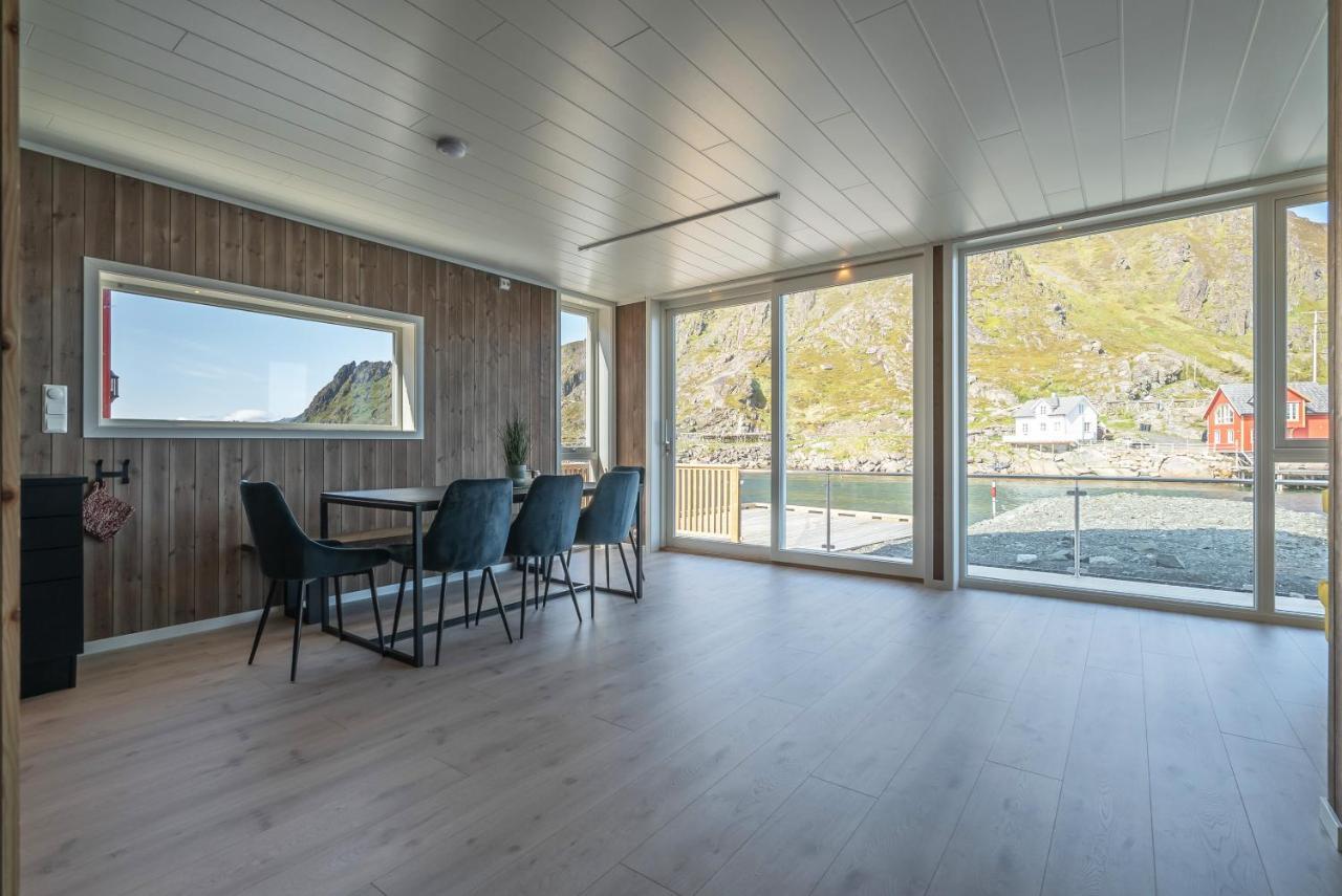 Seafront New Cabin In Lofoten バルスタ エクステリア 写真