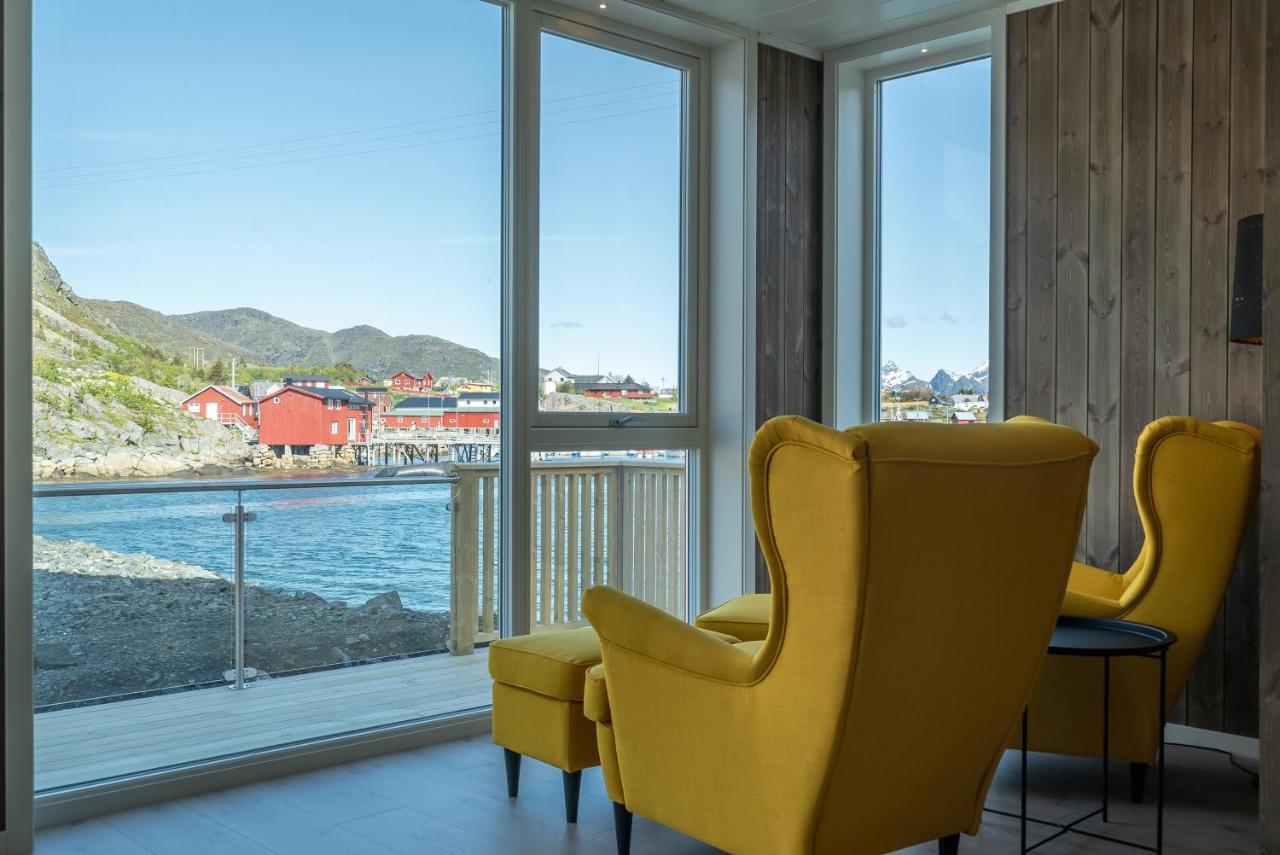 Seafront New Cabin In Lofoten バルスタ エクステリア 写真