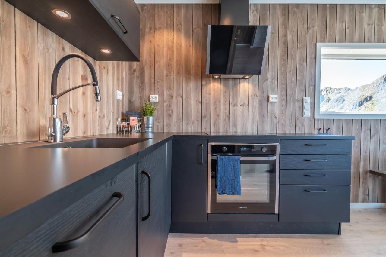 Seafront New Cabin In Lofoten バルスタ エクステリア 写真